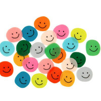 Studio Calico - At The Market Collection - Plastic Die Cuts - Smiley Faces