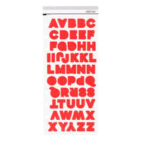 Studio Calico - Alpine Valley Collection - Alphabet Stickers - Red