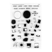Studio Calico - Me Myself and I Collection - Clear Photopolymer Stamps