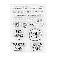 Studio Calico - Clear Photopolymer Stamps - My Goals
