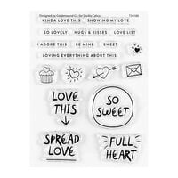 Studio Calico - Clear Photopolymer Stamps - Calendar - Love