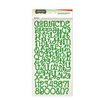 Studio Calico - State Fair Collection - Cardstock Stickers - Alphabet - Green