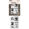 Hero Arts - Studio Calico - Autumn Press Collection - Poly Clear - Clear Acrylic Stamps - I Love Books