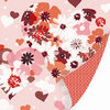SEI - With All My Heart Collection - Valentine - 12 x 12 Double Sided Pearl Foil Paper - Heart to Heart