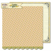 Sassafras Lass - Indie Girl Collection - 12 x 12 Double Sided Paper - Mellow