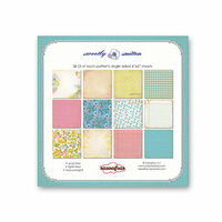 Sassafras Lass - Sweetly Smitten Collection - Wee Bundle - 6 x 6 Paper Pad