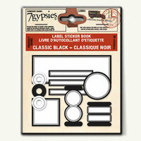 7 Gypsies - 97% Label Sticker Book - Stickers - Classic Black, CLEARANCE