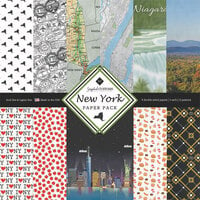 Scrapbook Customs - 12 x 12 Paper Pack - New York