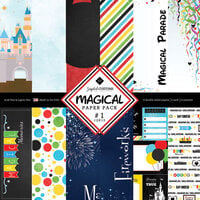 Scrapbook Customs - Magical Collection - 12 x 12 Paper Pack - Magical 01