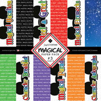 Scrapbook Customs - Magical Collection - 12 x 12 Paper Pack - Magical 03