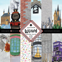 Scrapbook Customs - Wizard Collection - 6 x 6 Paper Pack - Wizard 03