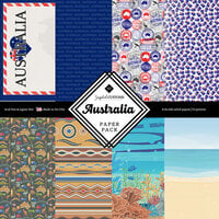 Scrapbook Customs - 6 x 6 Paper Pack - Australia
