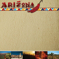 Scrapbook Customs - United States Collection - 12 x 12 Single Sided Paper - Arizona