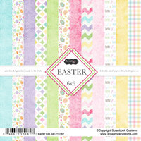 Scrapbook Customs - 6 x 6 Paper Pack - Easter Set