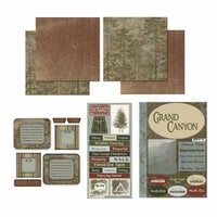 Scrapbook Customs - National Parks Collection - 12 x 12 Complete Kit - Grand Canyon