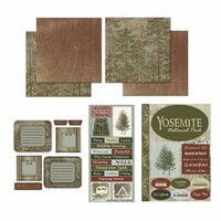 Scrapbook Customs - National Parks Collection - 12 x 12 Complete Kit - Yosemite