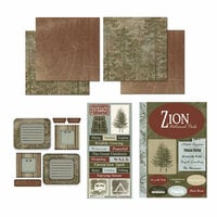Scrapbook Customs - National Parks Collection - 12 x 12 Complete Kit - Zion