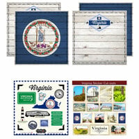 Scrapbook Customs - State Sightseeing Collection - 12 x 12 Complete Kit - Virginia