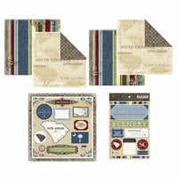 Scrapbook Customs - Lovely Scrapbook Collection - 12 x 12 Complete Kit - South Carolina