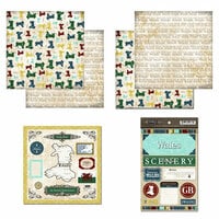 Scrapbook Customs - Explore Country Collection - 12 x 12 Complete Kit - Wales