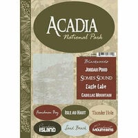 Scrapbook Customs - United States Collection - Cardstock Stickers - Acadia National Park