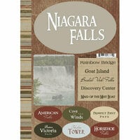 Scrapbook Customs - United States Collection - Cardstock Stickers - Niagara Falls National Park