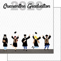 Scrapbook Customs - Graduation Collection - 12 x 12 Double Sided Paper - 2020 Quarantine
