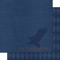 Scrapbook Customs - Wizarding World Collection - 12 x 12 Double Sided Paper - Intelligent