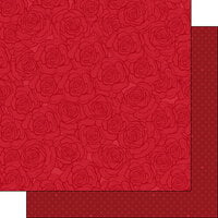 Scrapbook Customs - 12 x 12 Double Sided Paper - Valentine 02 - 06