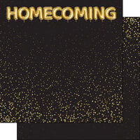 Scrapbook Customs - 12 x 12 Double Sided Paper - Homecoming Balloons