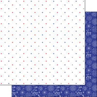 Scrapbook Customs - 12 x 12 Double Sided Paper - 4th of July 05