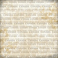 Scrapbook Customs - World Collection - 12 x 12 Single Sided Paper - Canada