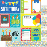 Echo Park - Make A Wish Birthday Boy Collection - 6 x 6 Paper Pad