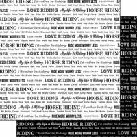 Scrapbook Customs - Sports Pride Collection - 12 x 12 Double Sided Paper - Horse Riding 02