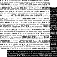 Scrapbook Customs - Sports Pride Collection - 12 x 12 Double Sided Paper - Soccer 02