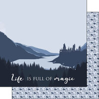 Scrapbook Customs - Inspired By Collection - 12 x 12 Double Sided Paper - Life is Full of Magic