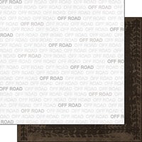 Scrapbook Customs - Sports Addict Collection - 12 x 12 Double Sided Paper - Off Roading Addict 01