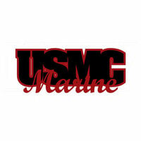 Scrapbook Customs - United States Military Collection - Laser Cuts - USMC Marine Word