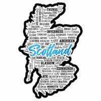 Scrapbook Customs - Sights Collection - Laser Cuts - Scotland City Sights