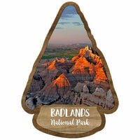 Scrapbook Customs - United States National Parks Collection - Laser Cuts - Watercolor - Badlands National Park