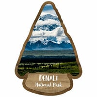 Scrapbook Customs - United States National Parks Collection - Laser Cuts - Watercolor - Denali National Park