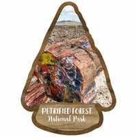 Scrapbook Customs - United States National Parks Collection - Laser Cuts - Watercolor - Petrified Forest National Park