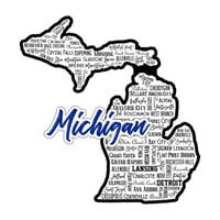 Scrapbook Customs - State Sights Collection - Laser Cuts - Michigan
