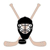 Scrapbook Customs - Laser Cuts - Hockey with Sticks