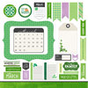 Scrapbook Customs - 12 x 12 Cardstock Stickers - March Memory Elements