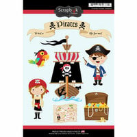 Scrapbook Customs - Inspired By Collection - Cardstock Stickers - Pirates