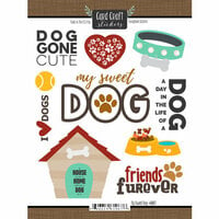 Scrapbook Customs - Puppy Love Collection - Cardstock Stickers - My Sweet Dog