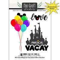 Scrapbook Customs - Inspired By Collection - Mini Craft Cardstock Stickers - Magical Vacation