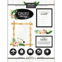 Scrapbook Customs - Vacay Collection - Cardstock Stickers - Oahu