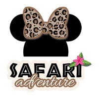 Scrapbook Customs - Magical Collection - Cardstock Stickers - Magical Safari Magic Ears
